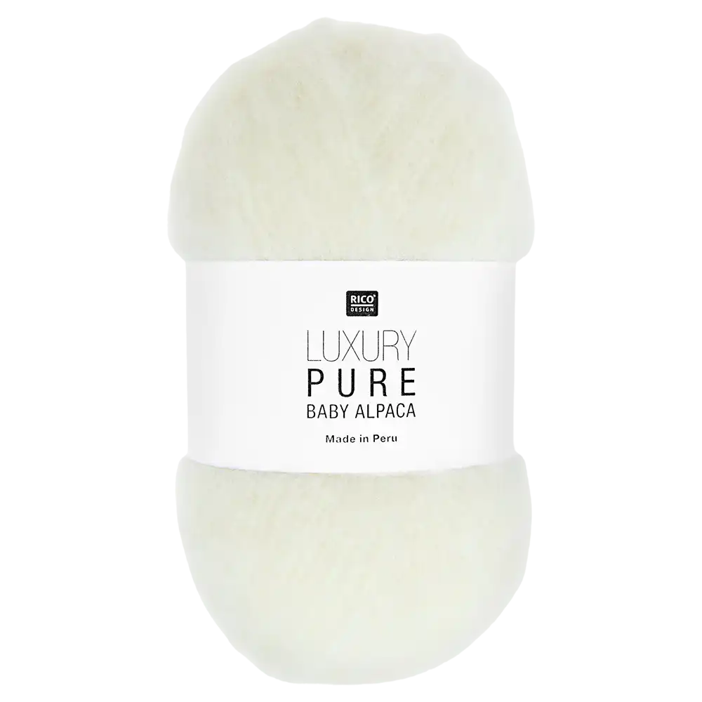 #Farbe_Rico Design Luxury Pure Baby Alpaca | 001 Creme