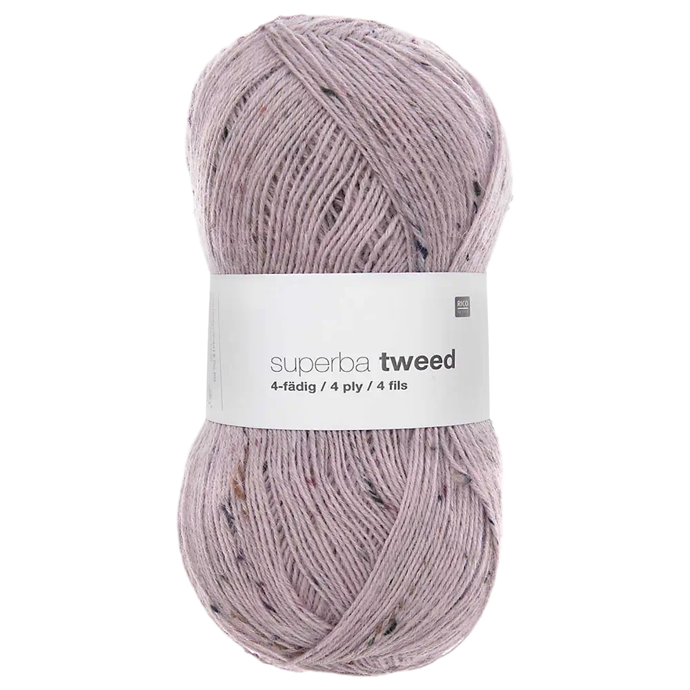 #Farbe_Rico Design Superba Tweed 4-fädig | 003 Flieder