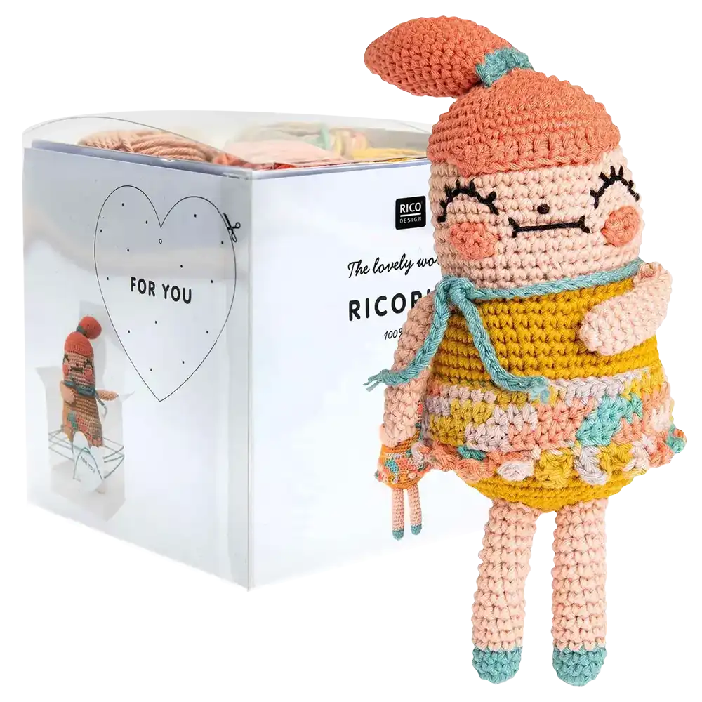 Amigurumi Crazy Cute Family Mädchen (Rico Häkelset)