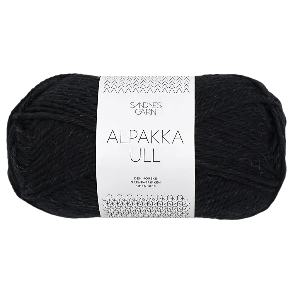 #Farbe_Sandnes Alpakka Ull | 1099 Black