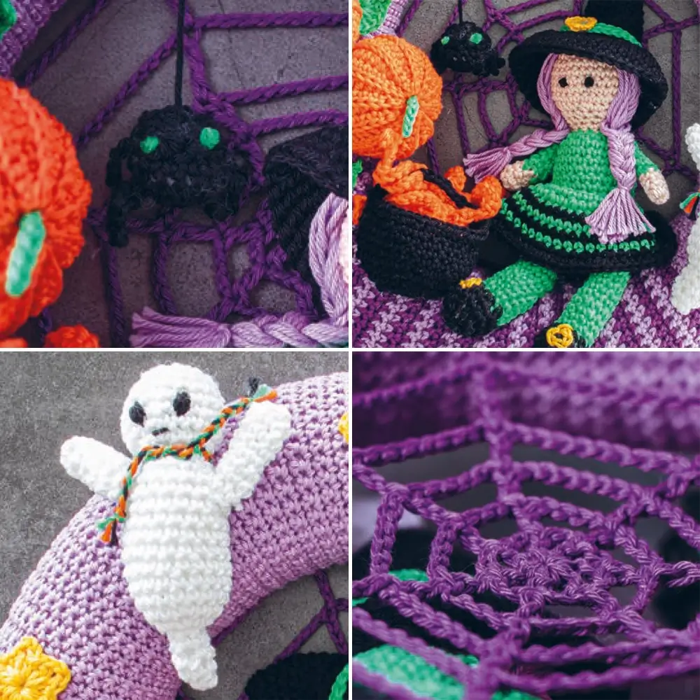Amigurumi Türkranz Halloween Wreath (Häkelset)