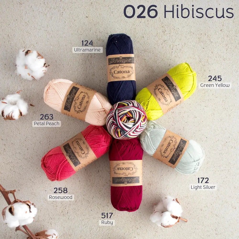 #Farbe_Scheepjes Catona Chroma | 026 Hibiscus