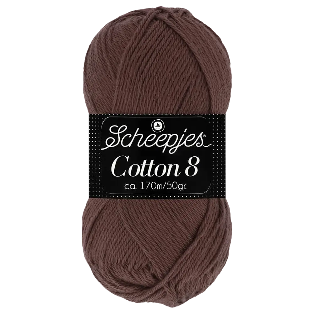#Farbe_Scheepjes Cotton 8 | 657 Braun