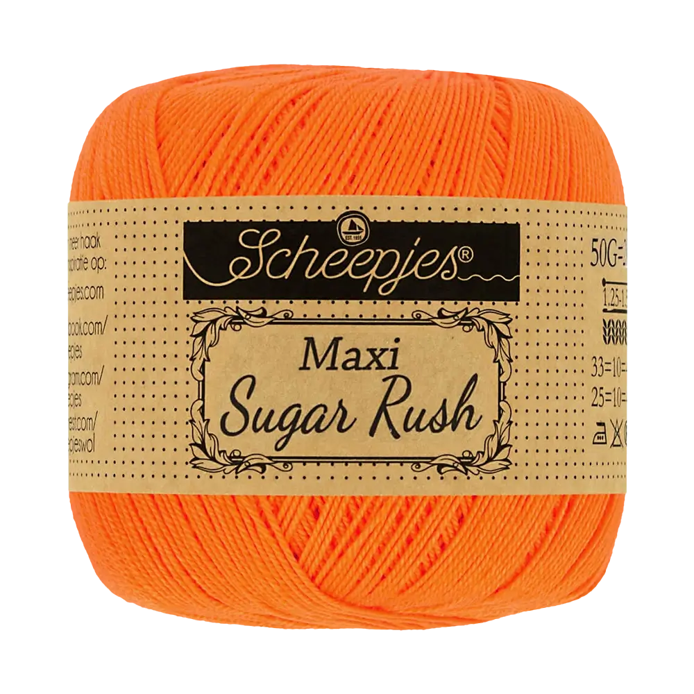 #Farbe_Scheepjes Maxi Sugar Rush | 281 Tangerine