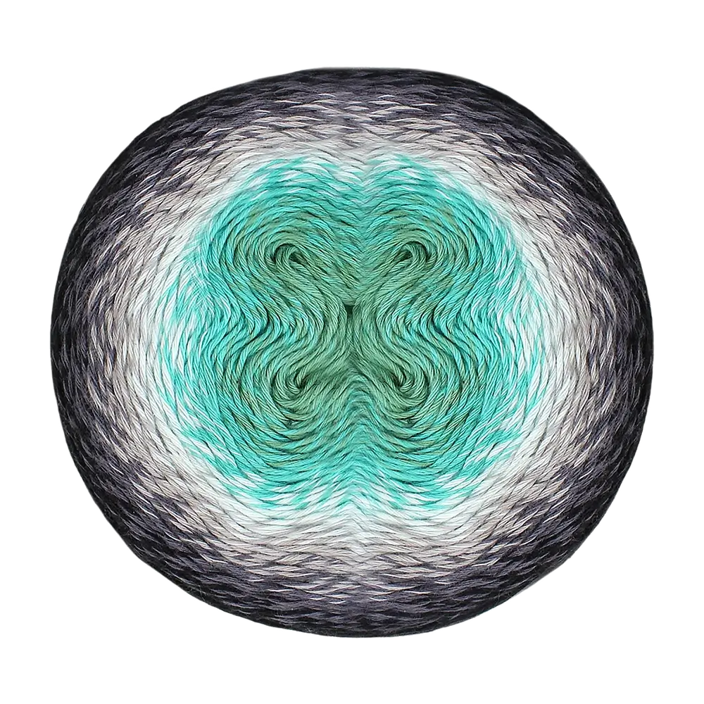 #Farbe_Scheepjes Whirl | 785 Minty Black Velvet
