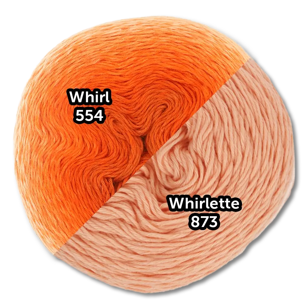 #Farbe_Scheepjes Whirl | 554 Tangerine Tambourine