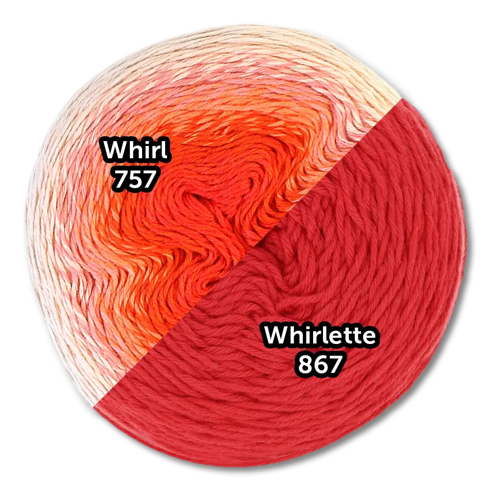 #Farbe_Scheepjes Whirl | 757 Strawberries & Scream