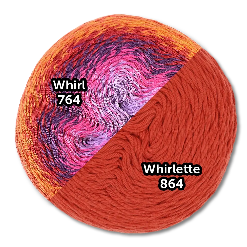 #Farbe_Scheepjes Whirl | 764 Red Velvet Sunrise