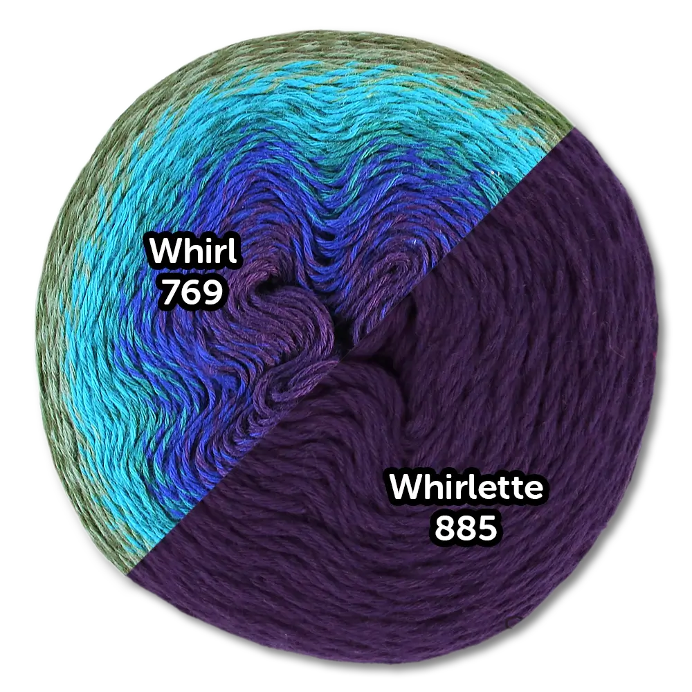 #Farbe_Scheepjes Whirl | 769 Blackberry Mint Chip