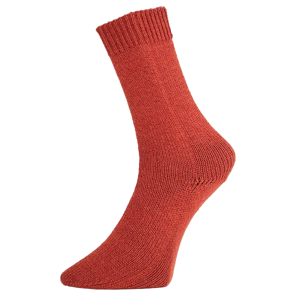 #Farbe_Woolly Hugs Merino Silk Socks | 227 Ziegel