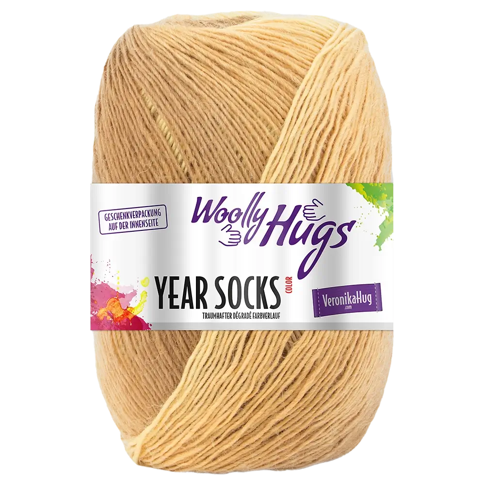 #Farbe_Woolly Hugs Year Socks | 03 März