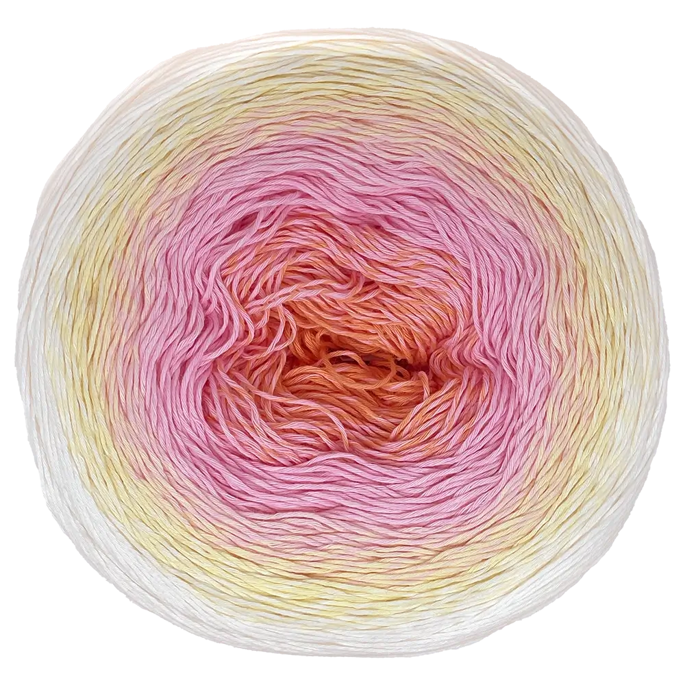 #Farbe_YarnArt Rosegarden | 302 Weiß-Vanille-Rosa-Apricot