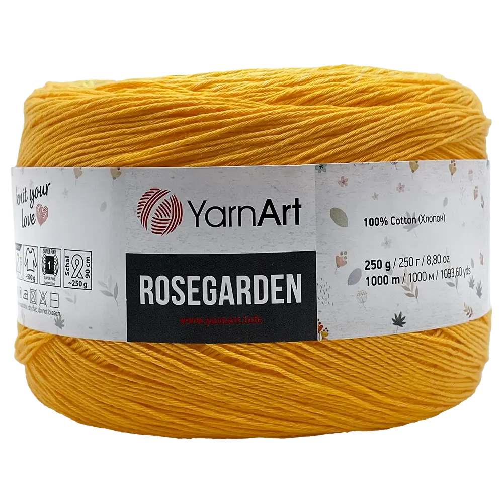 #Farbe_YarnArt Rosegarden | 310 Gelb-Grün-Blau