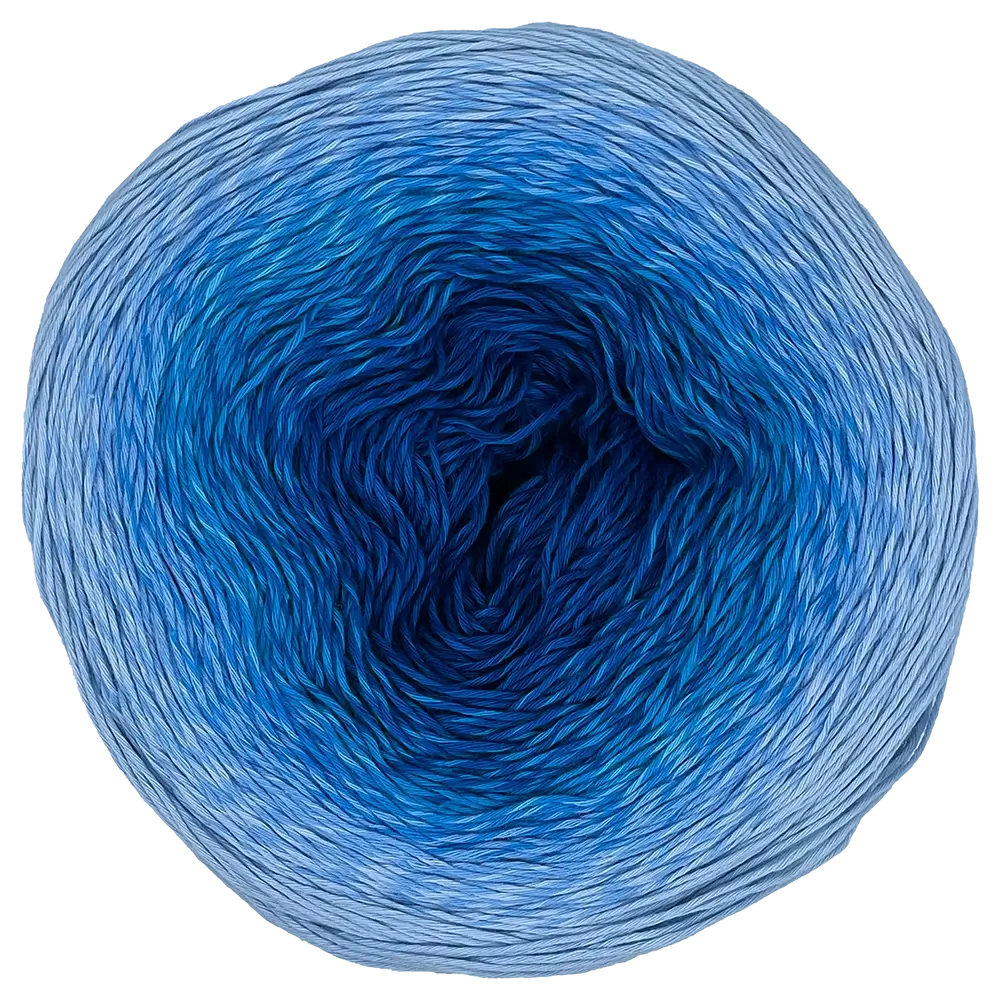 #Farbe_YarnArt Rosegarden | 316 Hellblau-Blau-Dunkelblau