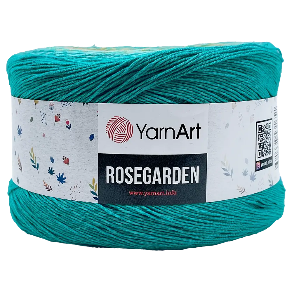 #Farbe_YarnArt Rosegarden | 317 Blau-Vanille-Orange